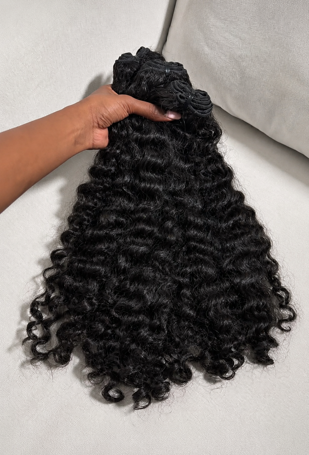 Lot de 3 Burmese Curly Virgin